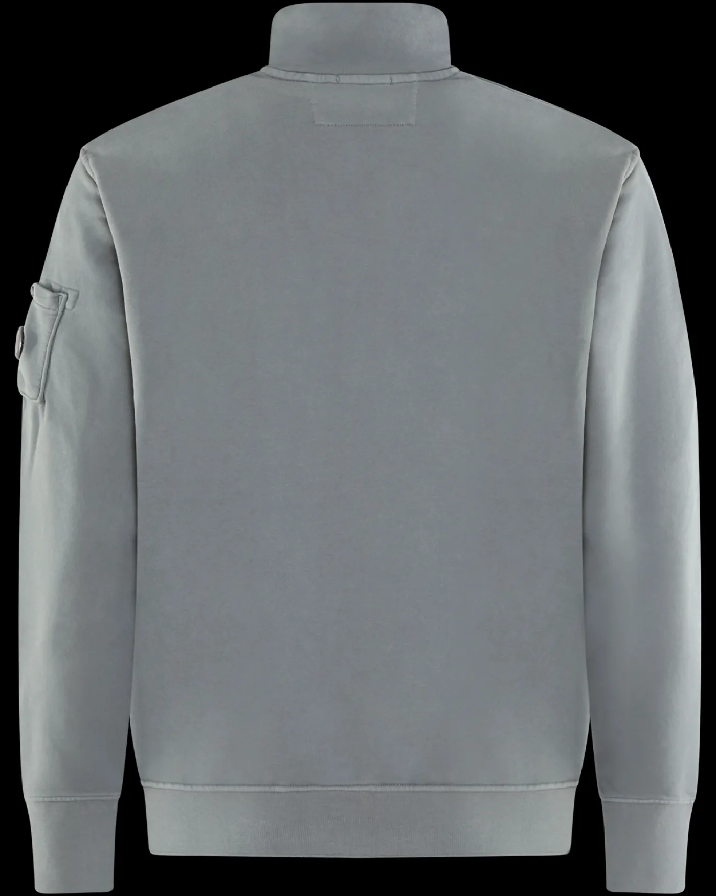 Heren Half Zip Collar Sweater Grijs
