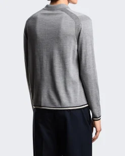 Heren Half Zip Pullover Grijs