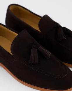 Heren Harrison Loafer Pom Pom Brown