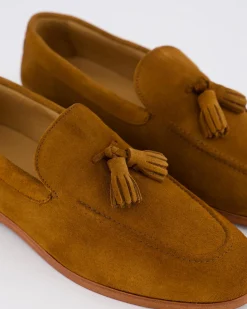 Heren Harrison Loafer Pom Pom Cognac