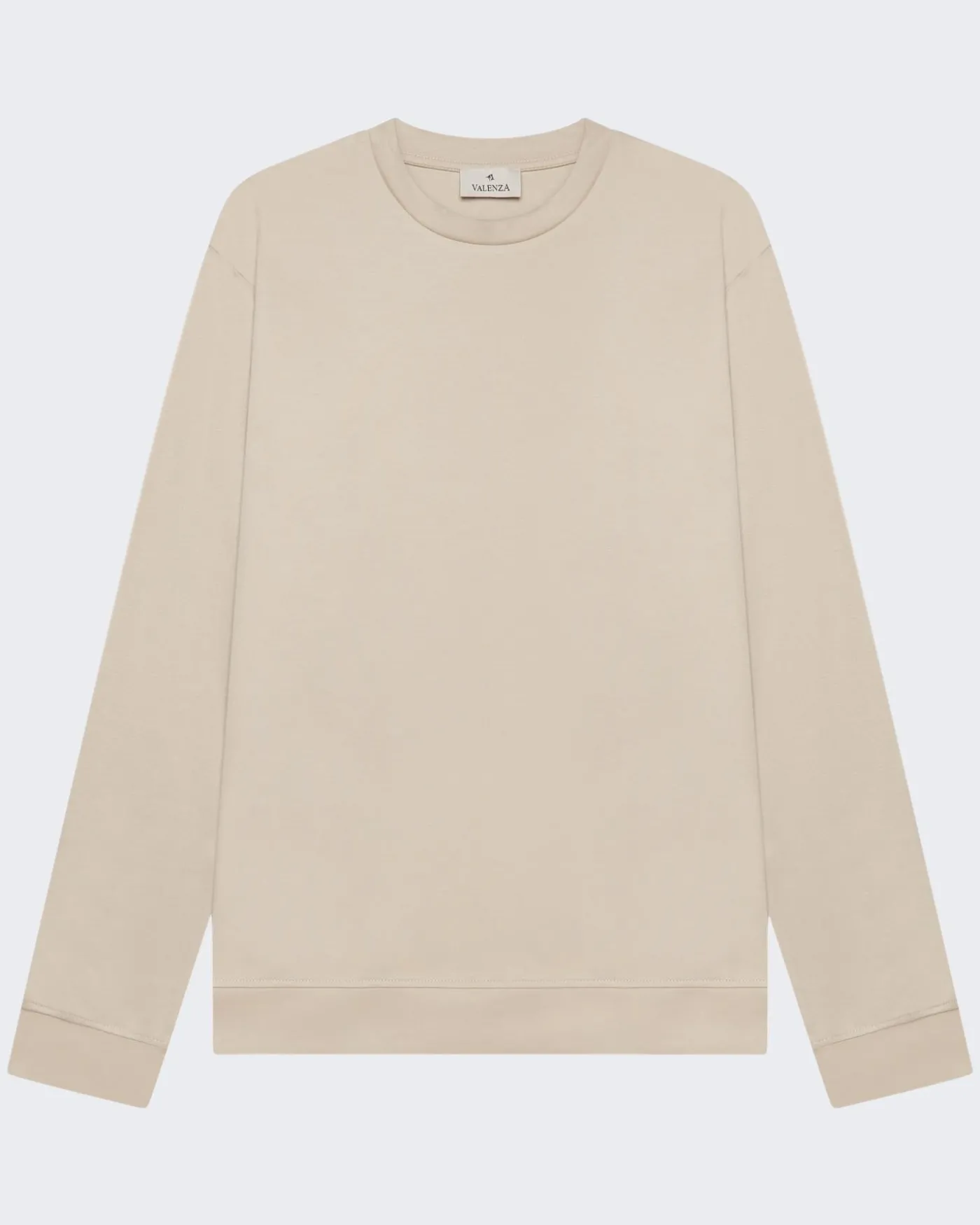 Heren Heavy Supima Sweater Beige