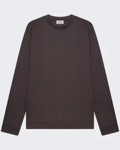 Heren Heavy Supima Sweater Grijs