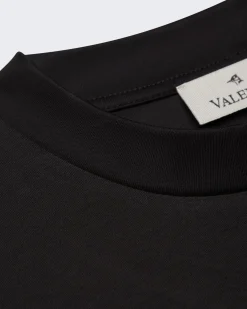 Heren Heavy Supima Sweater Zwart