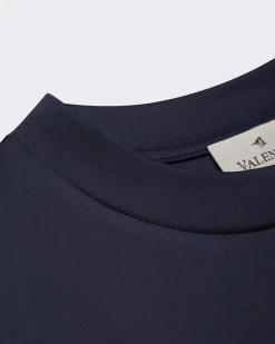 Heren Heavy Supima Sweater Blauw