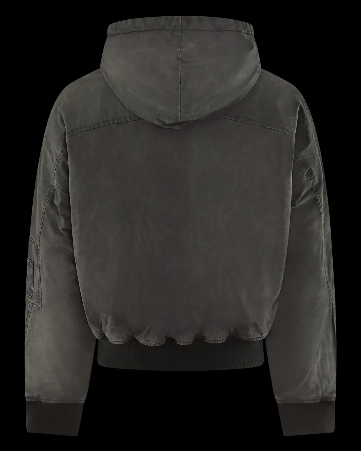 Heren Hooded Bomber (Washed)