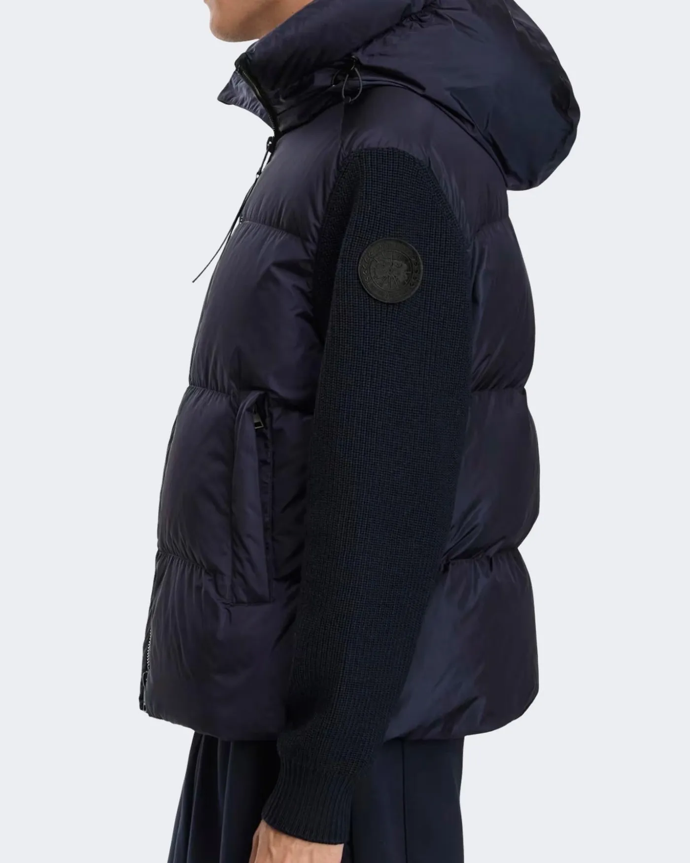 Heren Hybridge Grove Knit Hood Blauw