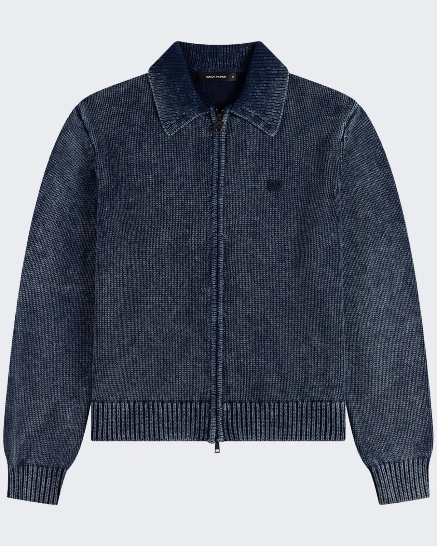 Heren Indigo Knit Cardigan