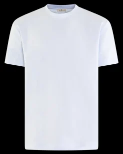 Heren Interlock Supima T-Shirt Blauw