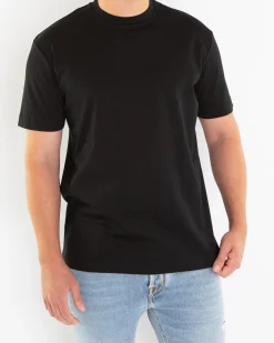 Heren Interlock Supima T-Shirt Zwart