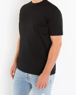 Heren Interlock Supima T-Shirt Zwart