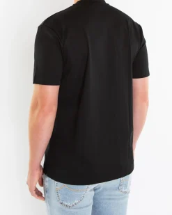 Heren Interlock Supima T-Shirt Zwart