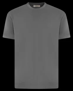 Heren Interlock Supima T-Shirt Grijs