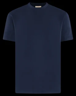Heren Interlock Supima T-Shirt Blauw