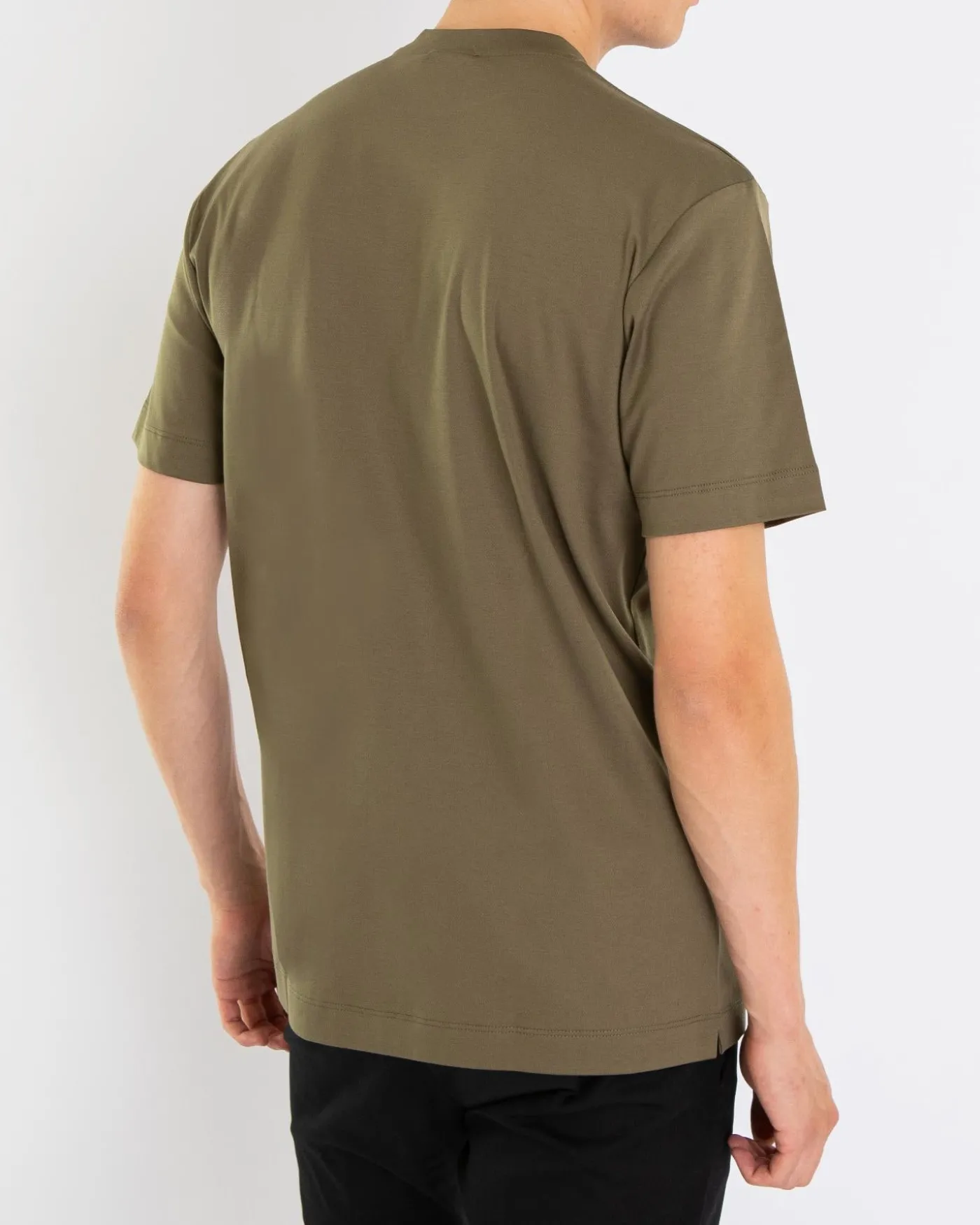 Heren Interlock Supima T-Shirt Beige