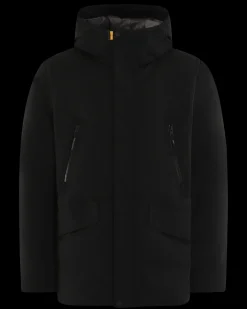 Heren Kazu Parka Zwart