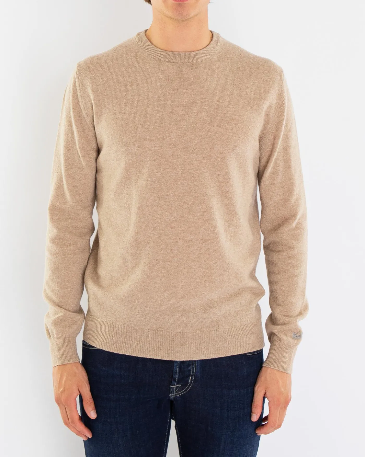 Heren Lambswool Crewneck