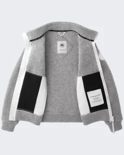 Heren Lawson Fleece Jacket Grijs
