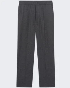 Heren Le Pantalon Élastiqué Flanelle