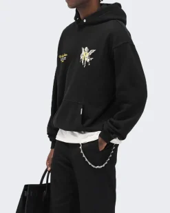 Heren Legacy Cherubs Hoodie Zwart