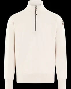 Heren Lenard Half Zip Beige