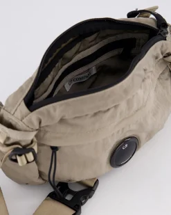 Heren Lens Crossbody Pack Beige