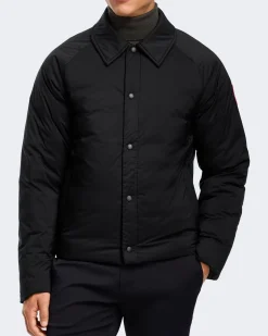 Heren Lodge Coach Jacket Zwart