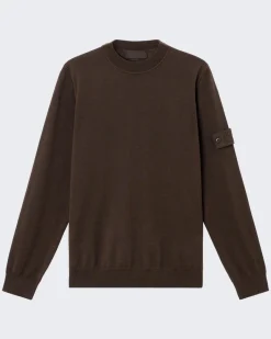 Heren Logo Patch Poloshirt Grijs