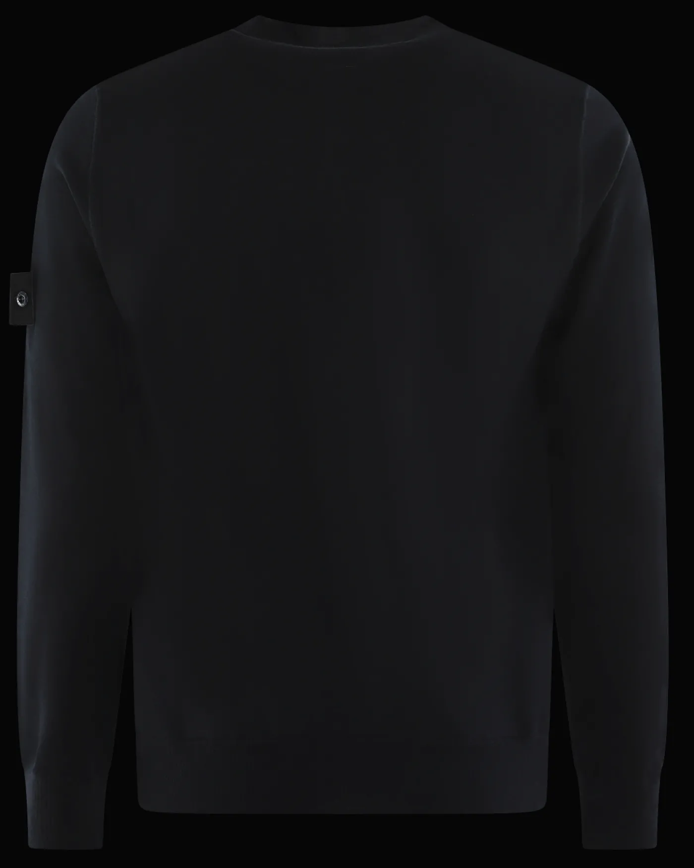 Heren Logo Patch Sweater Wool Blauw