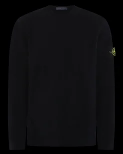 Heren Logo patch Sweater Blauw
