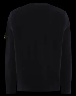 Heren Logo patch Sweater Blauw