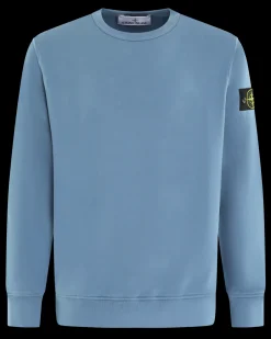 Heren Logo-patch Sweater Blauw