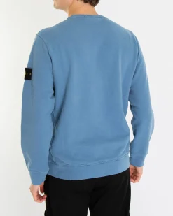 Heren Logo-patch Sweater Blauw