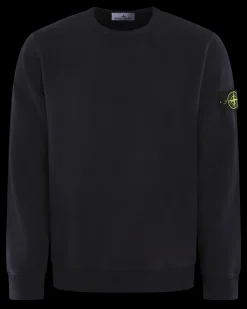 Heren Logo-patch Sweater Blauw