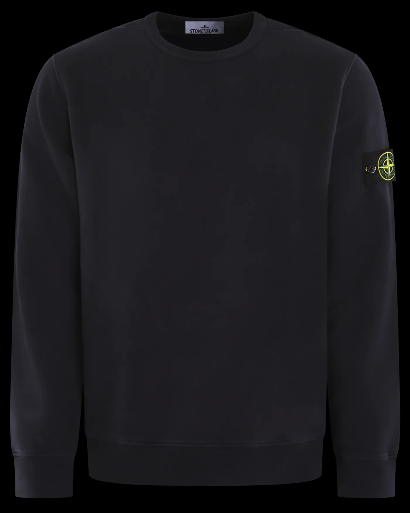 Heren Logo-patch Sweater Blauw