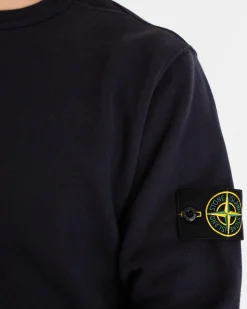 Heren Logo-patch Sweater Blauw