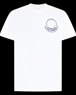 Heren Logoprinted T-Shirt Wit