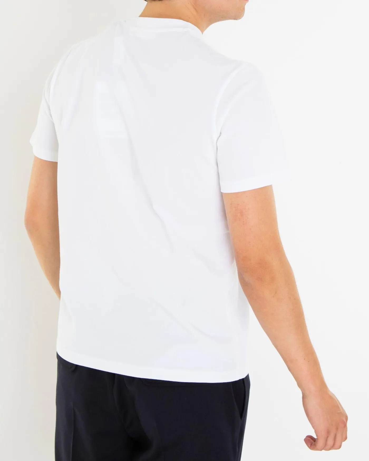 Heren Logoprinted T-Shirt Wit