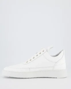 Heren Low Top Ripple Leer Wit