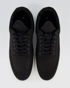 Heren Low Top Ripple Nubuck Zwart