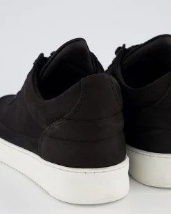 Heren Low Top Ripple Nubuck Zwart