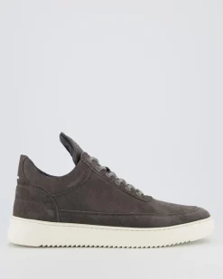 Heren Low Top Suede Grijs