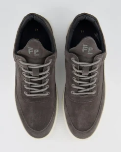 Heren Low Top Suede Grijs