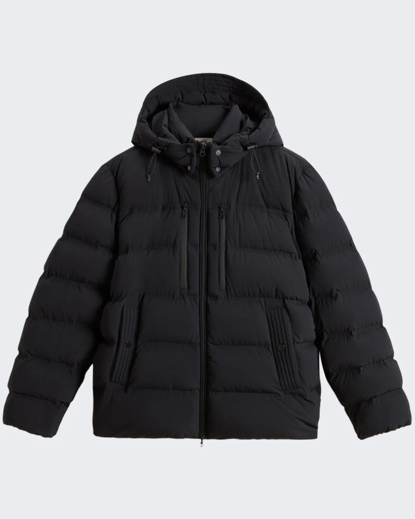Heren Matt Stretch Puffer Jack Zwart
