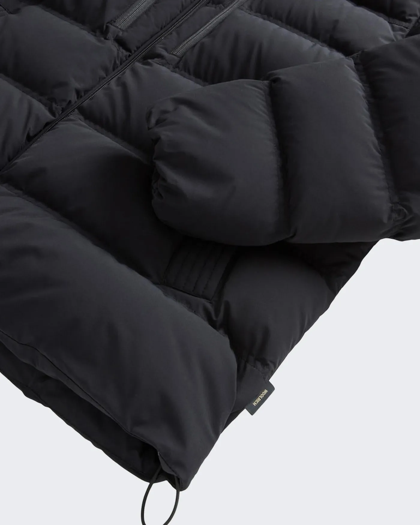 Heren Matt Stretch Puffer Jack Zwart