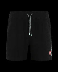 Heren Monogram Towelling Zwart
