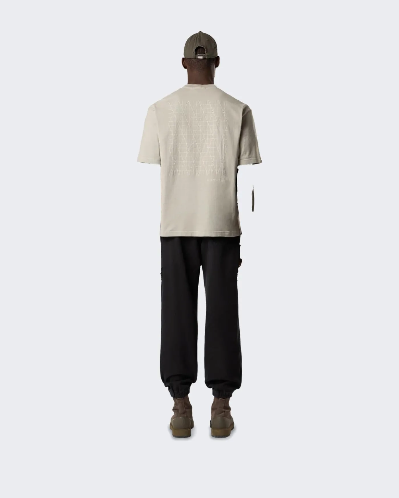 Heren Multiaxial Sashiko Shirt Beige