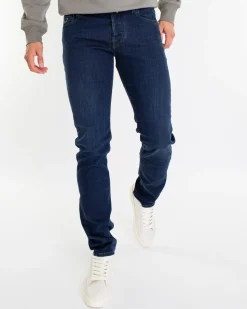 Heren Nick Slim Jeans Blauw