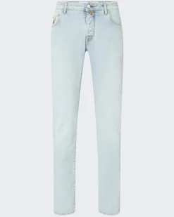 Heren Nick Slim Jeans Blauw