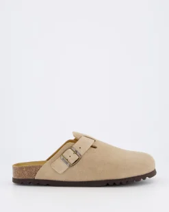 Heren Olivier Pantoffel Dark Beige