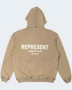 Heren Owners Club Hoodie Bruin